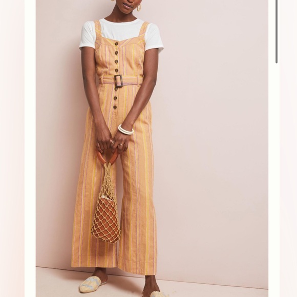 Anthropologie Arlene Wide Leg Jumpsuit - Picture 1 of 10